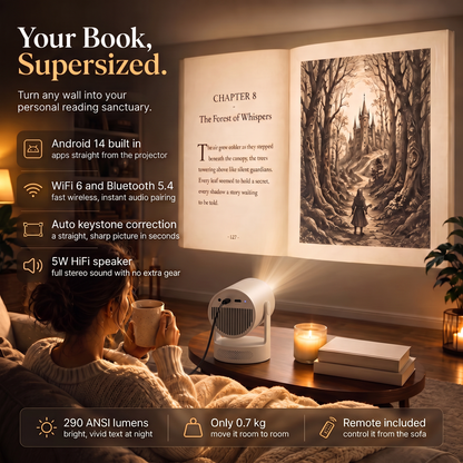BookGlow™ - Smart Projector
