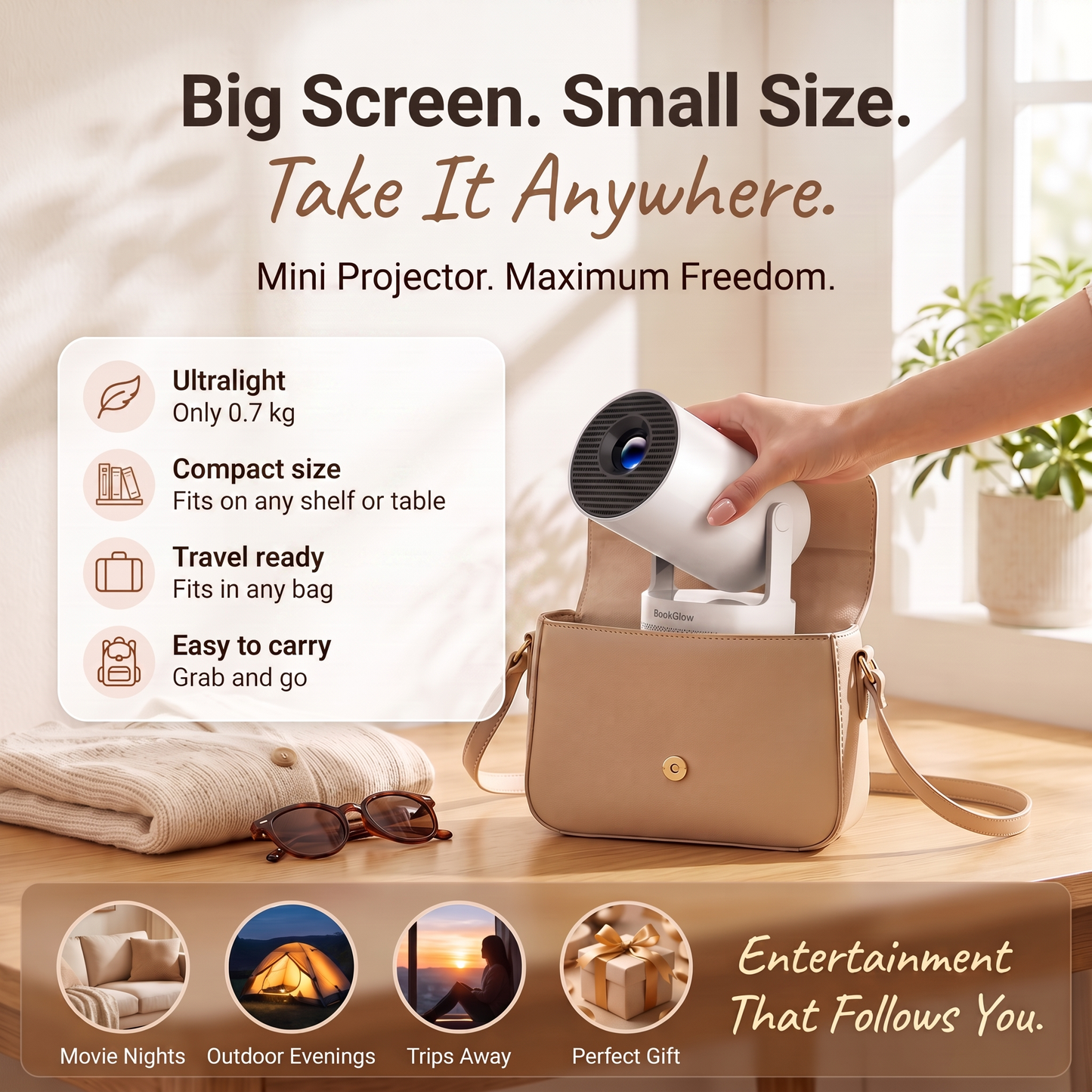 BookGlow™ - Smart Projector